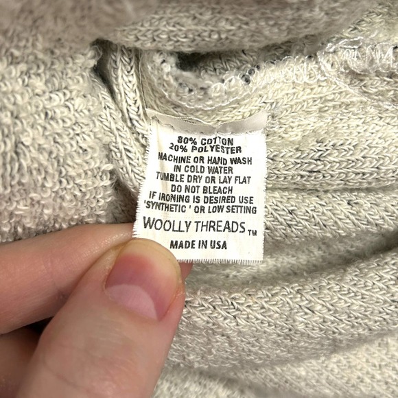 Woolly Threads x Love Your Melon Super Cozy Spell Out Mock Neck Pop Over Sweater - Picture 10 of 11